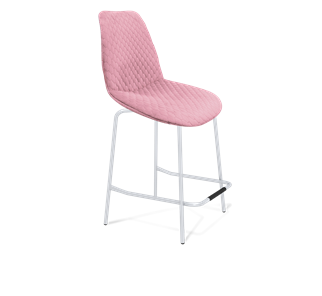 Полубарный стул SHT-ST29-С22 / SHT-S29P-1 (розовый зефир/хром лак) в Нижнекамске