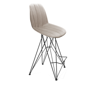 Полубарный стул SHT-ST29-С22 / SHT-S66-1 (лунный камень/черный муар) в Нижнекамске