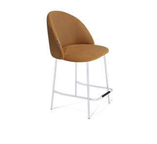 Полубарный стул SHT-ST35 / SHT-S29P-1 (горчичный/хром лак) в Альметьевске