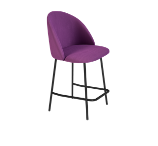 Полубарный стул SHT-ST35 / SHT-S29P-1 (ягодное варенье/черный муар) в Альметьевске
