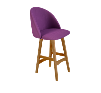 Полубарный стул SHT-ST35 / SHT-S65-1 (ягодное варенье/светлый орех) в Альметьевске