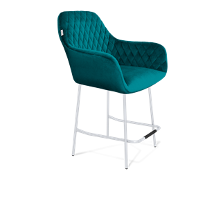 Полубарный стул SHT-ST38 / SHT-S29P-1 (альпийский бирюзовый/хром лак) в Альметьевске
