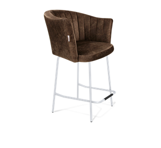 Полубарный стул SHT-ST42-1 / SHT-S29P-1 (кофейный трюфель/хром лак) в Набережных Челнах