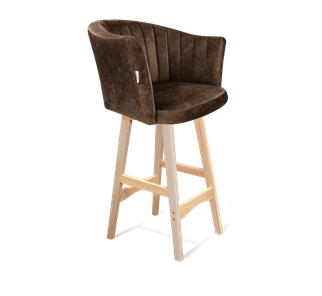 Полубарный стул SHT-ST42-1 / SHT-S65-1 (кофейный трюфель/прозрачный лак) в Набережных Челнах