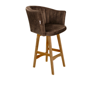 Полубарный стул SHT-ST42-1 / SHT-S65-1 (кофейный трюфель/светлый орех) в Нижнекамске - предосмотр
