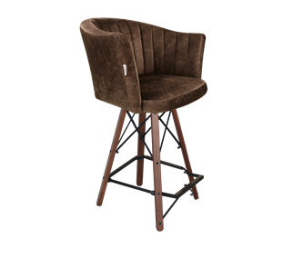 Полубарный стул SHT-ST42-1 / SHT-S80-1 (кофейный трюфель/темный орех/черный) в Набережных Челнах