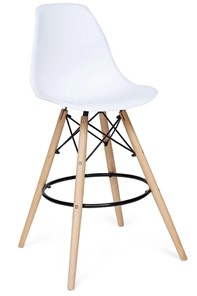 Барный кухонный стул Cindy Bar Chair (mod. 80) 46х55х106 белый арт.19642 в Нижнекамске