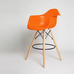 Барный стул DSL 330 Wood bar (оранжевый) в Нижнекамске