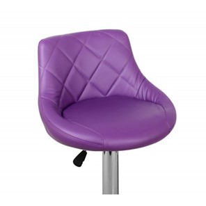 Барный стул Комфорт с мягкой спинкой WX-2396 экокожа фиолетовый в Альметьевске - предосмотр 2