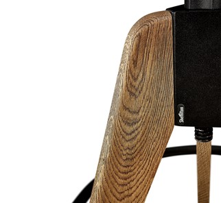 Барный стул SHT-ST29-C1/S92 (оливковый/брашированный коричневый/черный муар) в Нижнекамске - предосмотр 5