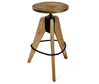 Барный стул SHT-ST29-C1/S92 (оливковый/брашированный коричневый/черный муар) в Альметьевске - предосмотр 4