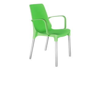 Обеденный стул SHT-ST76/S424 (зеленый/хром лак) в Альметьевске