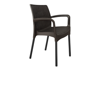 Обеденный стул SHT-ST68/S424 (черно-коричневый/черный муар) в Нижнекамске
