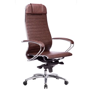 Офисное кресло Samurai K-1.041 темно-коричневый в Набережных Челнах