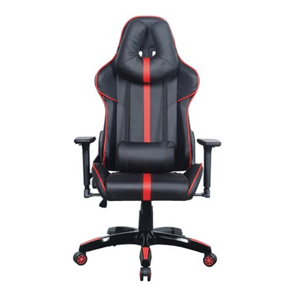 Кресло офисное Brabix GT Carbon GM-120 (две подушки, экокожа, черное/красное) 531931 в Нижнекамске - изображение