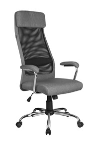 Кресло Riva Chair 8206 HX (Серый/черный) в Нижнекамске