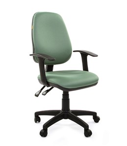 Кресло офисное CHAIRMAN 661 Ткань стандарт 15-158 зеленая в Казани