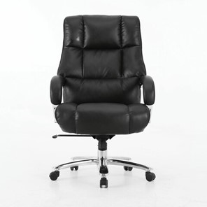 Офисное кресло Brabix Premium Bomer HD-007 (рециклированная кожа, хром, черное) 531939 в Альметьевске
