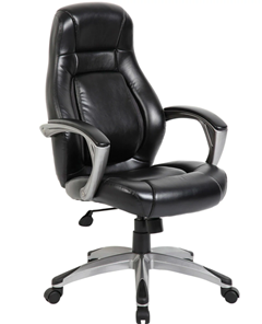 Кресло офисное BRABIX PREMIUM "Turbo EX-569", экокожа, спортивный дизайн, черное, 531014 в Нижнекамске