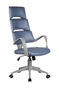 Кресло компьютерное Riva Chair SAKURA (Альпийское озеро/серый) в Нижнекамске