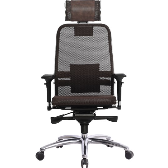 Офисное кресло Samurai S-3.04, темно-коричневый в Альметьевске - изображение 1