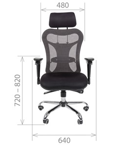 Компьютерное кресло CHAIRMAN 769, ткань TW 12, цвет черный в Нижнекамске - предосмотр 1