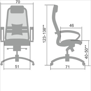 Офисное кресло Samurai SL-1.04, черный в Нижнекамске - предосмотр 1