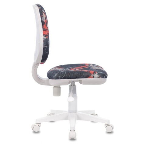 Офисное кресло Brabix Fancy MG-201W (без подлокотников, пластик белый, с рисунком "Graffity") 532415 в Казани - изображение 2