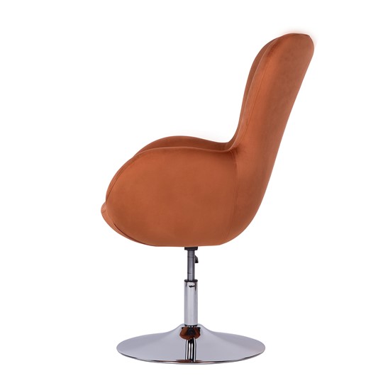Компьютерное кресло Беннет-1, Микровелюр оранжевый в Нижнекамске - изображение 2