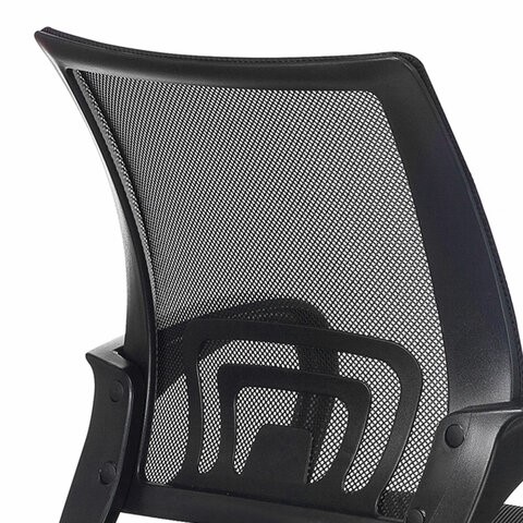 Кресло компьютерное Brabix Fly MG-396 (с подлокотниками, сетка, черное) 532083 в Казани - изображение 6