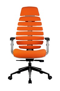 Офисное кресло Riva Chair SHARK (Оранжевый/серый) в Нижнекамске - предосмотр 1