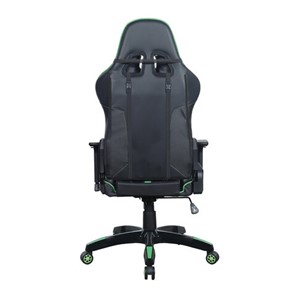 Компьютерное кресло Brabix GT Carbon GM-120 (две подушки, экокожа, черное/зеленое) 531929 в Нижнекамске - предосмотр 3