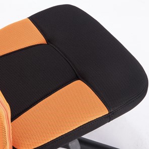 Кресло офисное Brabix Smart MG-313 (без подлокотников, комбинированное, черное/оранжевое) 531844 в Казани - предосмотр 8