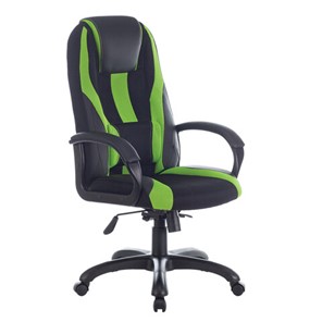 Компьютерное кресло Brabix Premium Rapid GM-102 (экокожа/ткань, черное/зеленое) 532419 в Казани