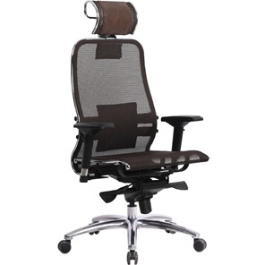Офисное кресло Samurai S-3.04, темно-коричневый в Альметьевске - предосмотр