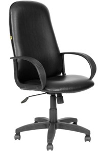 Кресло компьютерное CHAIRMAN 279, экокожа, цвет черный в Нижнекамске