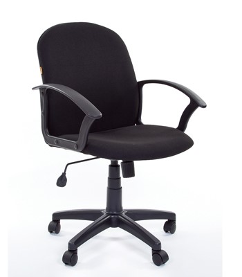 Кресло компьютерное CHAIRMAN 681 Ткань C-3 черное в Казани - изображение