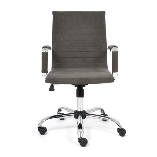 Кресло URBAN-LOW флок, серый, арт.14445 в Альметьевске - изображение 1