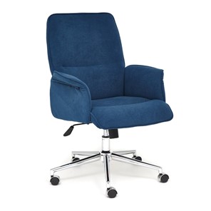 Кресло компьютерное YORK флок, синий, арт.13862 в Набережных Челнах