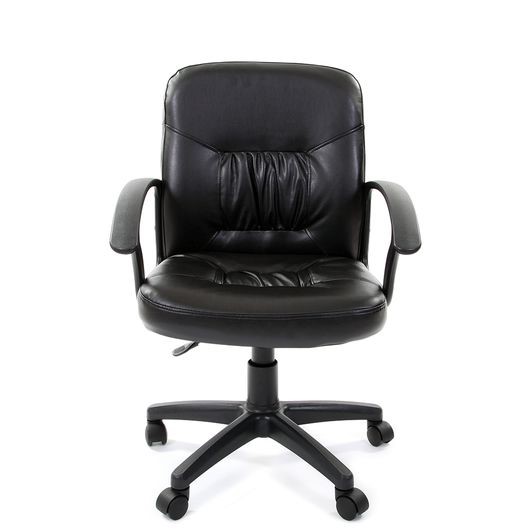 Офисное кресло CHAIRMAN 651 ЭКО черное в Казани - изображение 1