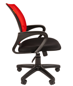 Кресло компьютерное CHAIRMAN 696 black Сетчатый акрил DW69 красный в Альметьевске - предосмотр 1
