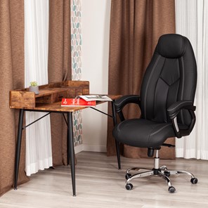 Компьютерное кресло BOSS Lux, кож/зам, черный, арт.21151 в Казани - предосмотр 12