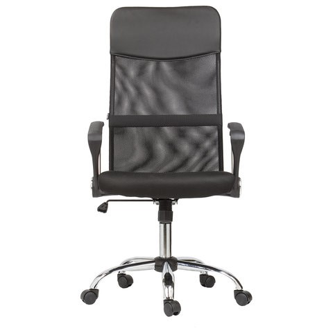 Офисное кресло BRABIX "Flash MG-302", с подлокотниками, хром, черное, 530867 в Казани - изображение 3