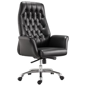 Кресло офисное BRABIX PREMIUM "Legacy EX-750", синхромеханизм, алюминий, экокожа, черное, 532492 в Набережных Челнах
