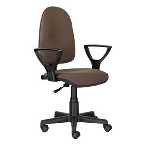 Компьютерное кресло Brabix Prestige Ergo MG-311 (регулируемая эргономичная спинка, ткань, коричневое) 531875 в Нижнекамске
