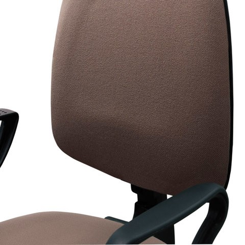 Компьютерное кресло Brabix Prestige Ergo MG-311 (регулируемая эргономичная спинка, ткань, коричневое) 531875 в Нижнекамске - изображение 4