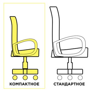 Кресло офисное Brabix Smart MG-313 (без подлокотников, комбинированное, черное/оранжевое) 531844 в Казани - предосмотр 10