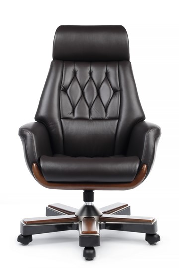 Кресло офисное Byron (YS1505A), коричневый в Нижнекамске - изображение 4