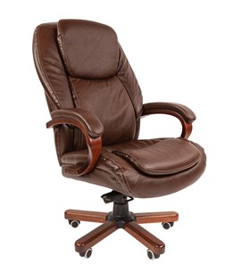 Кресло офисное CHAIRMAN 408, коричневый в Набережных Челнах
