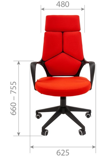 Компьютерное кресло CHAIRMAN 525, серое в Набережных Челнах - изображение 1